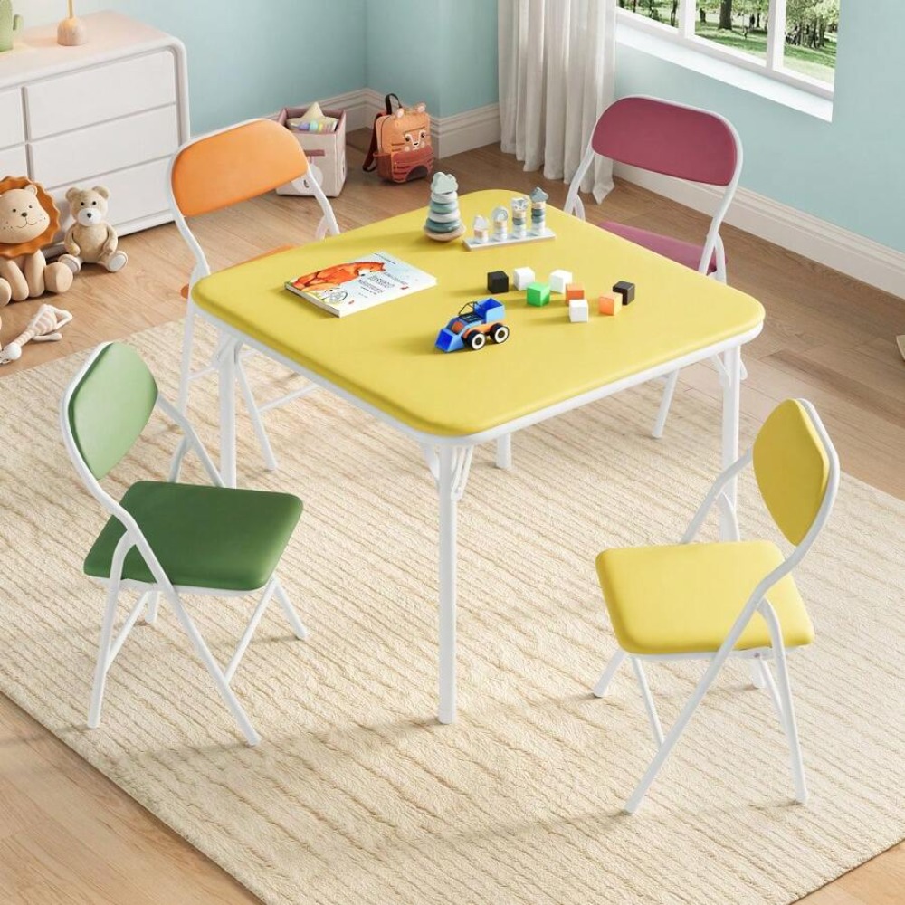 طاولة مربعة قابلة للطي مع مجمو - مراجعة Outdoor Camping Dining Set وسعره