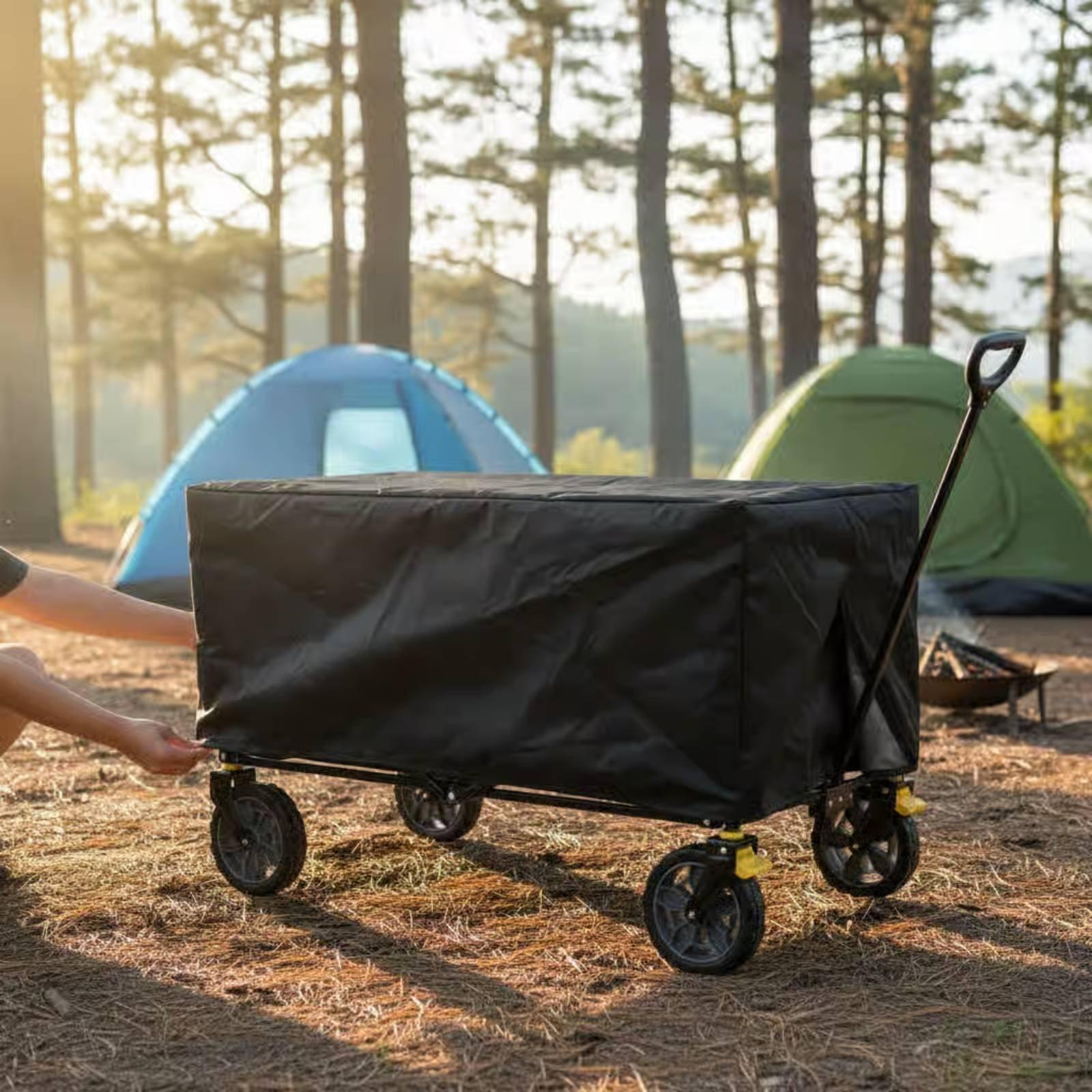 غطاء واقي قابل للطي لعربة التس - مراجعة Outdoor Camping Wagon وسعره